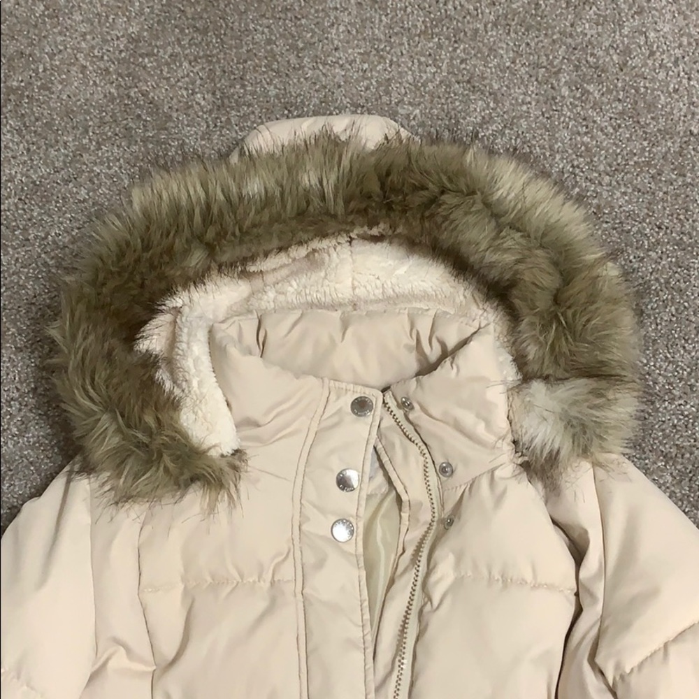 Laundry by Design beige puffer coat - Picture 6 of 8